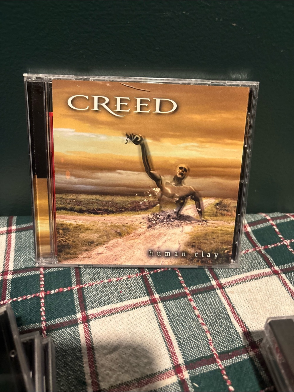 Creed “Human Clay” CD with Gold and Brown Cover Artwork